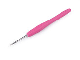Háček na háčkování se silikonovou rukojetí vel. 2; 2,5; 3; 3,5; 4; 5 - 6 ks - 2 (3 mm) růžová