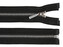 Kovový zip No 5 délka 80 cm - 1 ks - 322 černá
