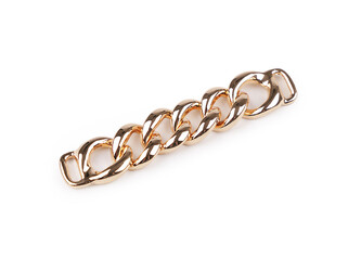 Designový řetízek na zdobení oděvů a plavek 1,7x8 cm - 1 ks - 2 růžové zlato