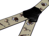 Šle myslivecké šíře 4 cm délka 120 cm - 1 ks - 3 béžovozelená