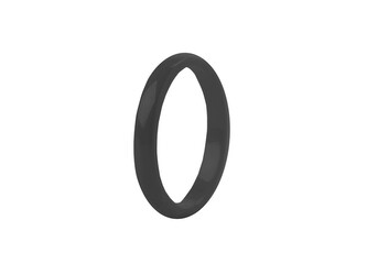 Keramický prsten dámský i dívčí - 1 ks - 15 (7) černá