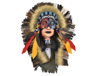 Závěsná dekorace Indiánská náčelnice 50 cm - var. D