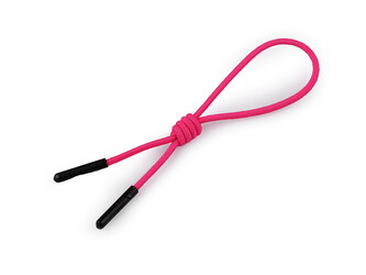 Poutko / taháček pružný - 10 ks - 4 pink neon