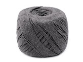 Bavlněná příze macrame Ø1,5-2 mm rozčesávací - 1 ks - 3 šedá