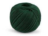 Bavlněná příze macrame Ø2 mm rozčesávací - 1 ks - 13 zelená tmavá