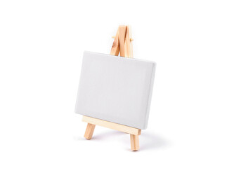 Mini malířský stojan s plátnem - 1 ks - 1 (8x10 cm) bílá