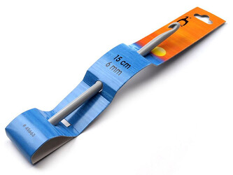 Háček na háčkování vel. 6; 7; 8; 9 a 10 Pony - 5 ks - 6 mm stříbrná