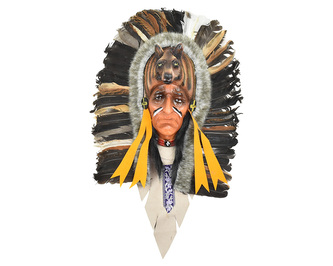 Závěsná dekorace Indiánský náčelník 40 cm - var. C Závěsná dekorace Indiánský náčelník 40 cm - var. C