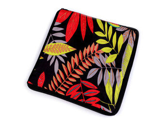 Skládací nákupní taška se zipem pevná 38x44 cm - 1 ks - 33 černá list