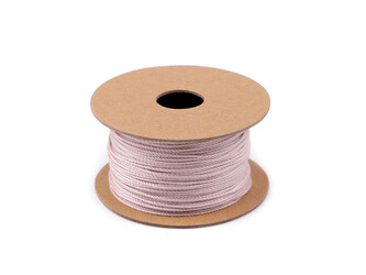 Kroucená šňůrka / provázek Ø1,2 mm - 1 ks - 3 starorůžová sv.