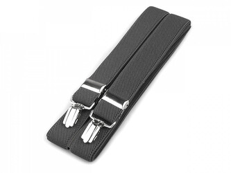 Šle šíře 2,5 cm délka 125 cm - 1 ks - 11 šedá