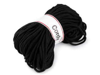 Provázková příze 100 m Cordy - 1 ks - 7 (8001) černá