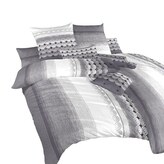 Dadka Povlečení krep Sahara šedá 240x200, 2x70x90 cm