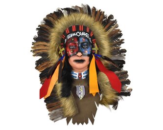 Závěsná dekorace Indiánská náčelnice 50 cm - var. E Závěsná dekorace Indiánská náčelnice 50 cm - var. E