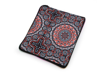 Skládací nákupní taška se zipem pevná 38x44 cm - 1 ks - 83 černá mandala Skládací nákupní taška se zipem pevná 38x44 cm - 1 ks - 83 černá mandala