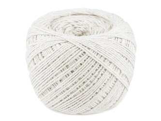 Bavlněná příze macrame Ø2-2,5 mm rozčesávací - 1 ks - 11 béžovobílá