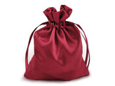 Dárkový pytlík 9x11 cm saténový - 100 ks - 6 červená