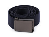 Pásek pružný šíře 3,8 cm unisex - 1 ks - 4 modrá tmavá