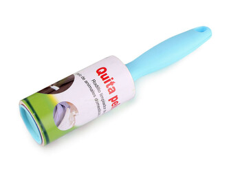 Čistící váleček na textil samolepicí - 1 ks - 3 modrá světlá