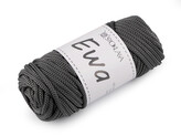 Pletací a háčkovací příze macrame Ewa Ø4 mm 90 g - 1 ks - 9 šedá