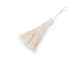 Střapec bavlněný délka 12,5 cm - 100 ks - režná světlá