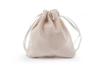 Dárkový pytlík 8x8 cm textilní - 100 ks - 3 režná