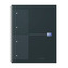Blok spirálový Oxford International Notebook A4+/80 listů, čtverečkovaný, černý