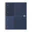 Blok spirálový Oxford International Notebook A4+/80 listů, linkovaný, modrý