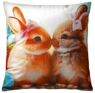 Velikonoční polštář HELLO BUNNY VI. 40x40 cm  Mybesthome