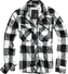 Košile Brandit Check Shirt - černá-bílá, M