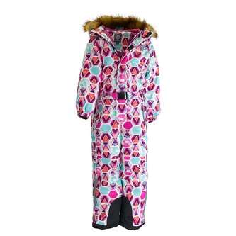 Dívčí lyžařská kombinéza DUGA, Pidilidi, PD1151-01, růžová - 98
