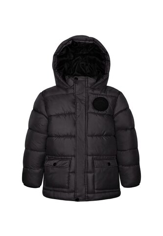 Kabát chlapecký nylonvý Puffa, Minoti, 11COAT 11, černá - 122/128