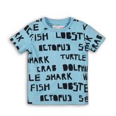 Tričko chlapecké s krátkým rukávem, Minoti, TB TSHIRT 1, modrá - 68/80