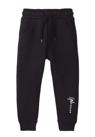 Tepláky dívčí, Minoti, 8GFJOG 1, černá - 104/110