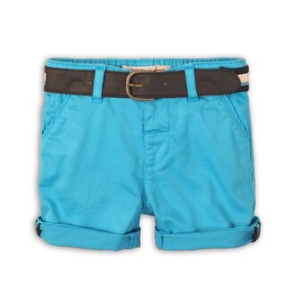 Kraťasy chlapecké s páskem, Minoti, Sunset 6, modrá - 92/98