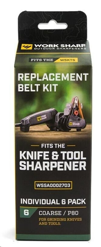 WSSA0002703-I Work Sharp WSKTS Coarse P80 Grit Belt Accessory Kit QTY