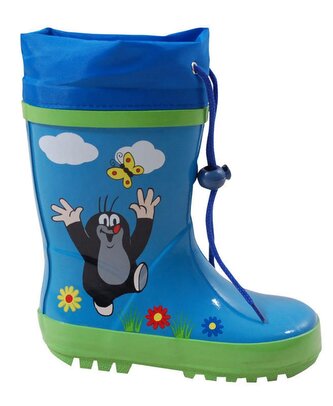 holínky dětské s krtkem, Pidilidi, PL0016-04, modrá - 26 holínky dětské s krtkem, Pidilidi, PL0016-04, modrá - 26