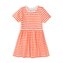 Šaty dívčí bavlněné, Minoti, 6TDRESS 4, oranžová - 80/86