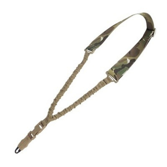 Jednobodový bungee popruh, Warrior SBPS, karabina H&K, Multicam