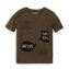 Tričko chlapecké s krátkým rukávem, Minoti, TB TSHIRT 5, hnědá - 80/86