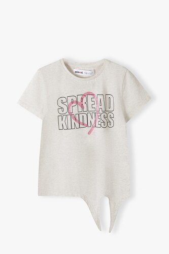 Tričko dívčí s krátkým rukávem zavazovací, Minoti, 14tee 36, Holka - 140/146