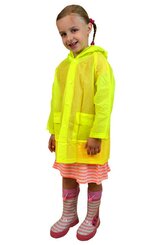pláštěnka PVC neonová, Pidilidi, PL0065-20, žlutá - 140