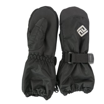 rukavice palcové dětské prodloužené, PD0832-10, černá - 116/122