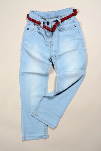 rifle dívčí s páskem, Wendee, DY25162-1, modrá - 104