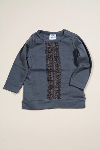 tričko dívčí, Sobe, 15KKCTSRT14, šedá - 92