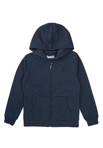 Mikina chlapecká celopropínací s kapucí, Minoti, 5ZTHRU 2, modrá - 104/110