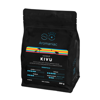 Káva Aromaniac Kongo Kivu - mletá, 250 g