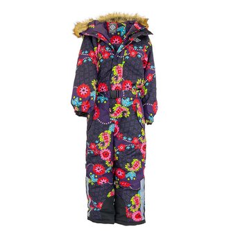 Dívčí lyžařská kombinéza LODI, Pidilidi, PD1149-06, vínová - 128 Dívčí lyžařská kombinéza LODI, Pidilidi, PD1149-06, vínová - 128