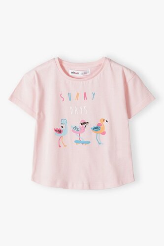 Tričko dívčí s krátkým rukávem, Minoti, 14tee 23, Holka - 86/92