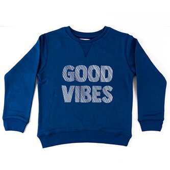 Mikina chlapecká, Minoti, KB FLEECE CREW 9, modrá - 98/104